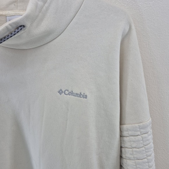 Columbia Sunday Summit Pullover Sweatshirt • Medium • Quilted Cream - Picture 7 of 7